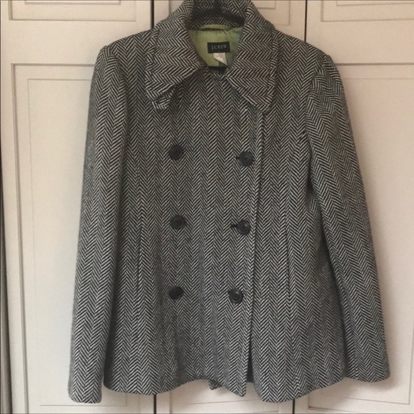 J. Crew Jackets & Blazers - J.Crew Herringbone Peacoat
